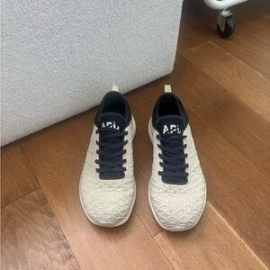 APL Women’s Cream and Navy Athletic Shoes